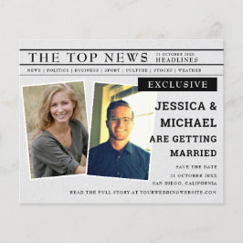 予算おもしろい新聞ヘッドライン写真保存