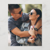 予算おもしろい漫画ブックフォト結婚式招待状 (裏面)