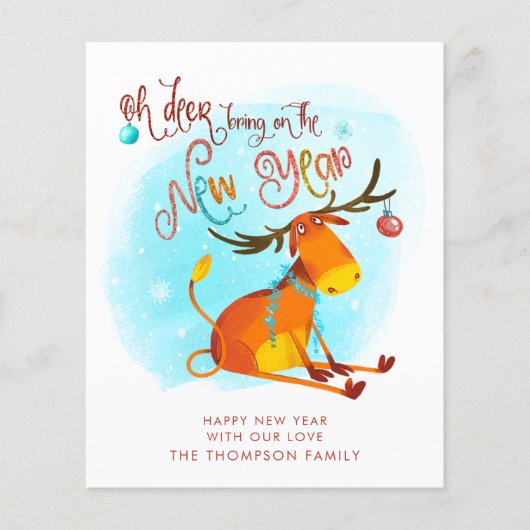 予算おもしろいOh Deer Bring On New Year (正面)