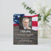 予算お祝いの生活の愛国的招待状 (スタンド正面)