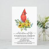 予算お祝いオブライフひまわり（鳥）ショウジョウコウカンチョウインヴィ (スタンド正面)