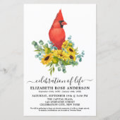 予算お祝いオブライフひまわり（鳥）ショウジョウコウカンチョウインヴィ (正面)