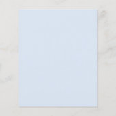 予算お祝いオブライフほこりっぽいブルーフローラ (裏面)