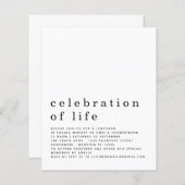 予算お祝いオブライフ昼食会招待状 (正面/裏面)