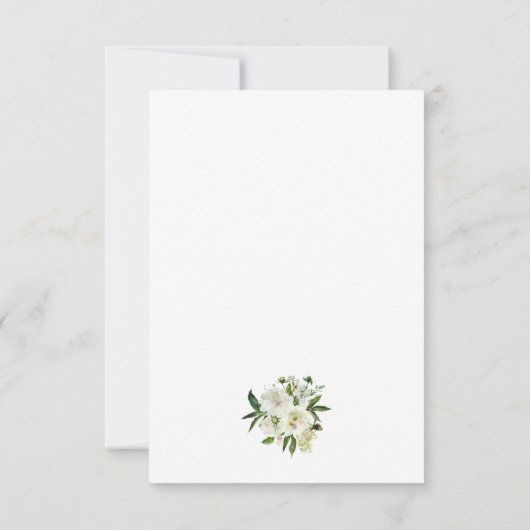 予算お祝いライフフローラ葬儀記念館 ノートカード (裏面)