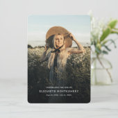 予算お祝い記念撮影プログラム 招待状 (スタンド正面)