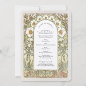 予算お祝い記念撮影プログラム 招待状 (裏面)