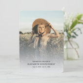 予算お祝い記念撮影プログラム 招待状 (スタンド正面)