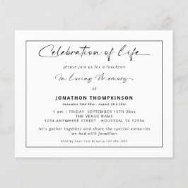 予算お祝い・オブ・ライフ縁ど・ホワイト・ランチョン