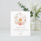 予算かわいいキツネコーラルベイビーシャワーありがとう (スタンド正面)