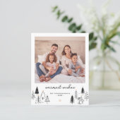 予算かわいいクリスマスツリーグリーティングフォトホリデー (スタンド正面)