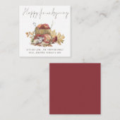 予算かわいいマウス幸せな友情カード ノートカード (正面/裏面)