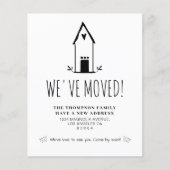 予算かわいいミニマル引っ越しました新しい住所の移動 (正面)