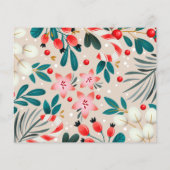 予算かわいいメリークリスマスフォトカード チラシ (裏面)