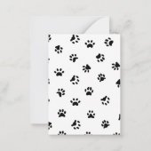 予算かわいい子供たち写真教室バレンタインデー ノートカード (裏面)