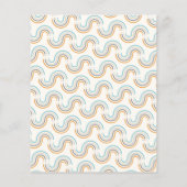 予算かわいい星月月の青い赤ちゃんシャワー (裏面)