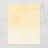 予算かわいい象の黄色のバルーン赤ちゃんシャワー (裏面)