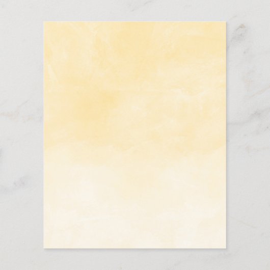 予算かわいい象の黄色のバルーン赤ちゃんシャワー (裏面)