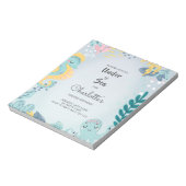 予算かわいい"海の下"シーホース招待状 ノートパッド (回転)