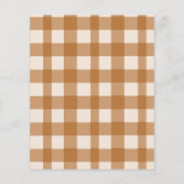 予算かわいこちゃんパイ赤ちゃんシャワーサンキューカード (裏面)