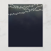 予算が明るい。結婚式招待状。招待状 (裏面)