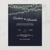 予算が明るい。結婚式招待状。招待状 (正面)