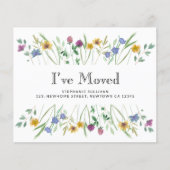 予算が移動したフローラ移動アナウンスカード (正面)