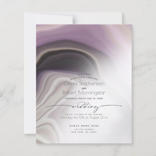 予算が美しいほこりっぽいプラム瑪瑙 (正面)