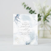 予算が美しいほこりっぽい青い葉の水色 (スタンド正面)