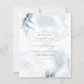 予算が美しいほこりっぽい青い葉の水色 (正面)