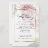 予算が美しいピンク素朴のバラ (正面)