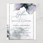 予算が美しいミュートアメジストと石板ブルー (正面)