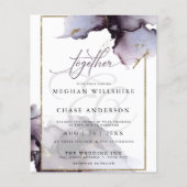 予算が美しい抽象芸術アメジスト紫 (正面)