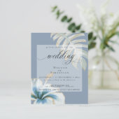 予算が美しい結婚ほこりっぽいブルーハイビスカス (スタンド正面)