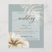 予算が美しい結婚金ゴールドイエローハイビスカス (正面)