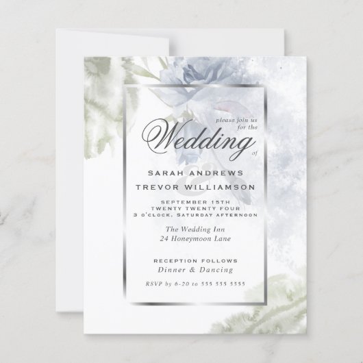 予算が美しい青素朴バラ (正面)