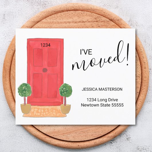 予算が赤いドアを動かす発表を移動