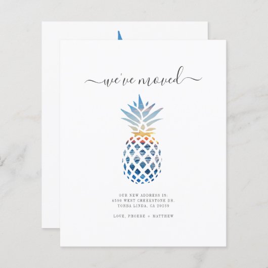 予算がPineappleの移行発表を移動 (正面/裏面)