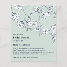 予算さくらんぼブロッサムネイビーセージ緑