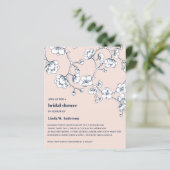 予算さくらんぼブロッサムネイビー赤面ブライダルシャワー (スタンド正面)