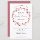 予算さくらんぼブロッサムブライダルシャワー5.5 x 8.5インチ (正面/裏面)