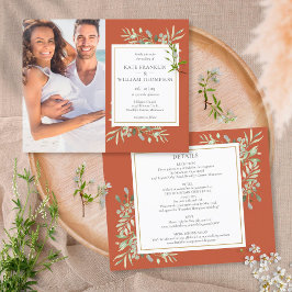 予算すべてを1つのテラコッタ写真結婚の