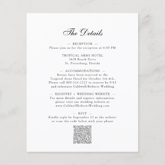 予算すべて1つのBohoピンクのバラの結婚式の招待 (裏面)