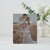 予算たった今結婚しました結婚写真の発表 (スタンド正面)