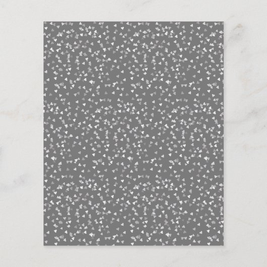 予算たった今結婚しました25周年記念招待状 (裏面)