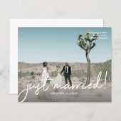 予算たった今結婚しました4写真結婚の発表 (正面/裏面)