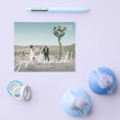 予算たった今結婚しました4写真結婚の発表 チラシ (シングル)