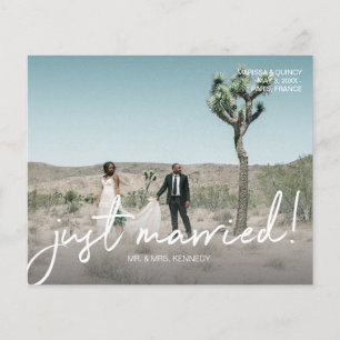 予算たった今結婚しました4写真結婚の発表 チラシ