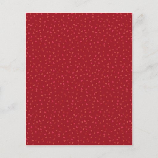 予算たった今結婚しました40周年記念招待状 (裏面)