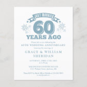 予算たった今結婚しました60周年記念写真招待状 (正面)